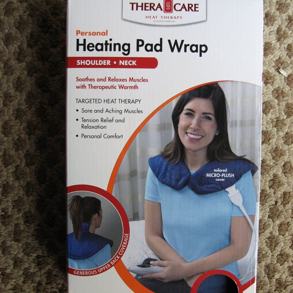 Thera Care Model 24-710 Shoulder & Neck Personal Heating Pad Wrap New 3 Levels.